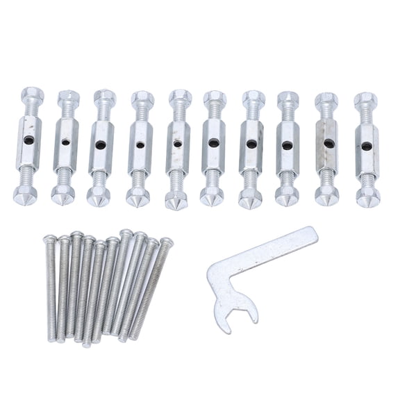 Electrical Box Repair Tool Kit, 118 Type, Fast Install, Prevents Loosening, Includes Wrench  Screws