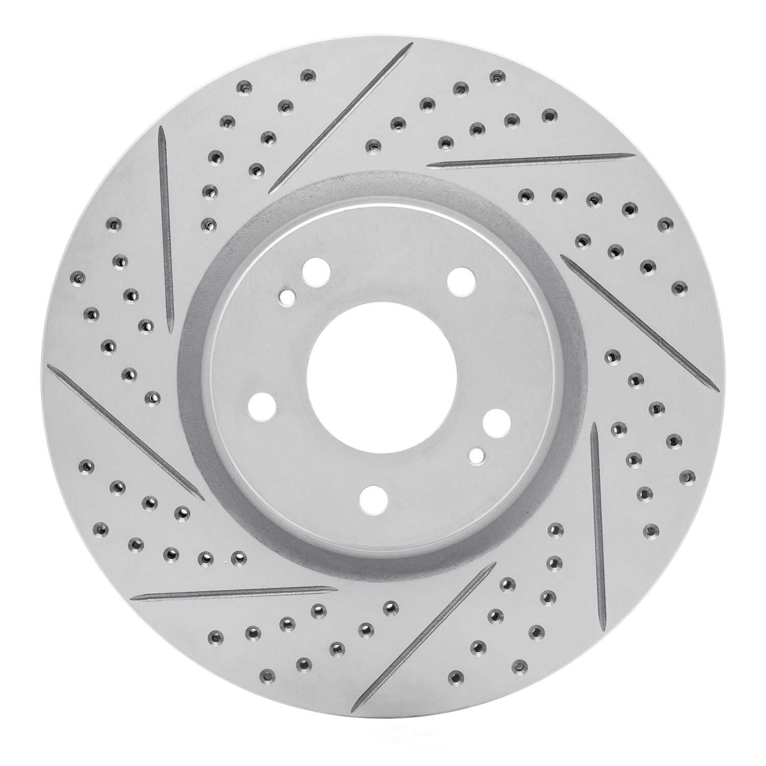 Dynamic Friction Company 830-72035L DFC Geoperformance Rotor - Drilled and Slotted