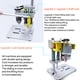 thumbnail image 4 of Mini taladro portátil, 7000RPM, perforador de sobremesa, herramienta de artesanía de bricolaje de madera y Metal JShteea El nuevo, 4 of 9