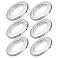 thumbnail image 1 of Unique Bargains Curtain Grommets Plastic 1.5 Inch Inner Dia Drapery Eyelet Rings for Window Curtain Rods Gray 6 Pcs, 1 of 5