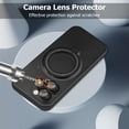 thumbnail image 5 of Magnetic for iPhone 15 Pro Case with Ring Holder Compatible with Magsafe Cover Camera Lens Protector Shockproof Soft TPU 360° Rotatable Kickstand Phone Case for iPhone 15 Pro Black, 5 of 13