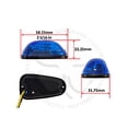 thumbnail image 2 of Mark Turn Signal Blue Universal Motorcycle Blinker Surface Mount Light, 2 of 3