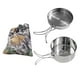thumbnail image 1 of Vajilla Sartén de material acero Inoxidable para Cocinar Contenedor de Comida Supervivencia Al, 1 of 9