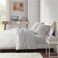 thumbnail image 2 of JERFIT King Size Jersey Knit Sheet Set - 4PC All Season Bed Sheets, Super Soft & Stretchable, Deep Pocket Fitted, Machine Washable, Grey, 2 of 10