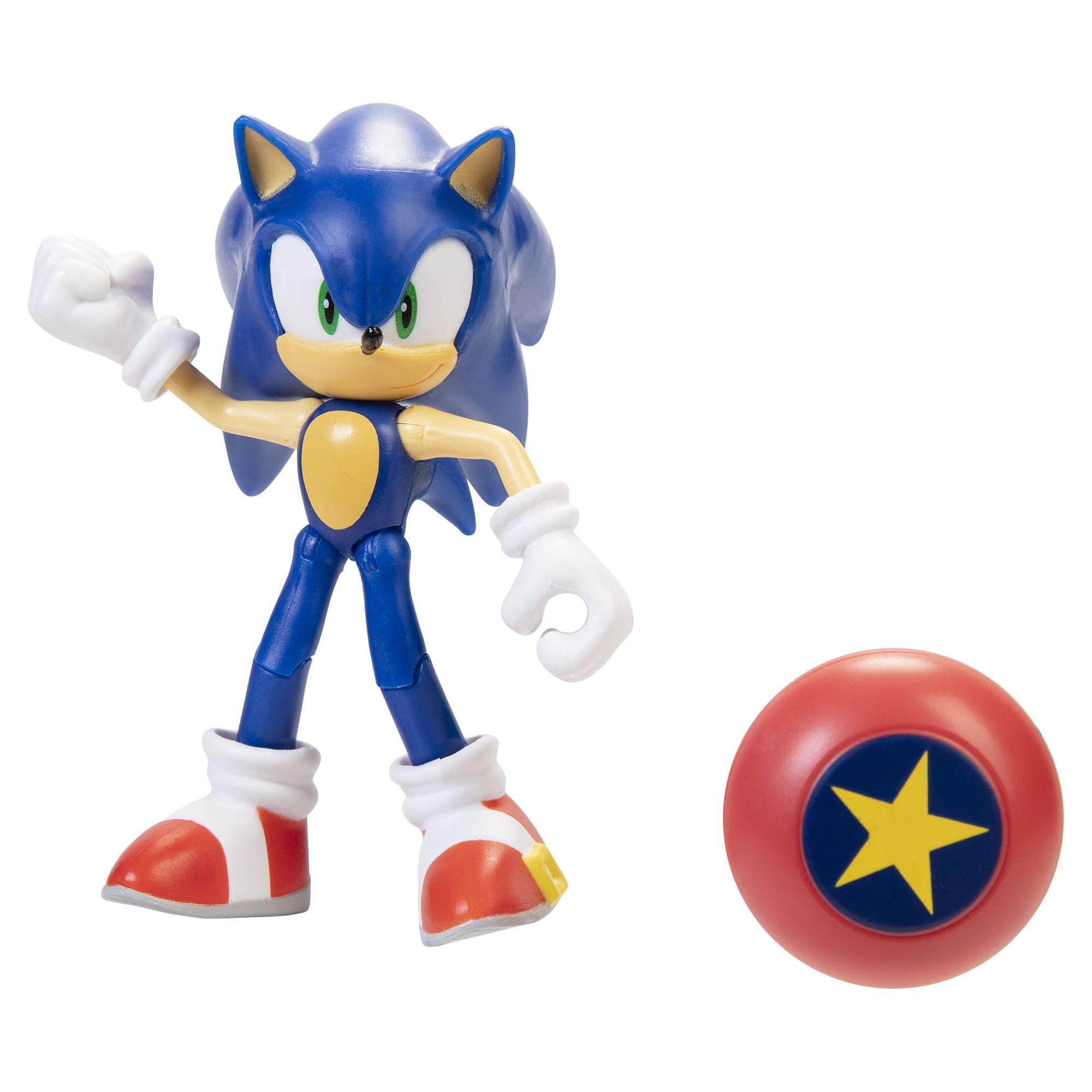 Sonic The Hedgehog - Modern Sonic with Star Spring - 4 Inch Action Figure 