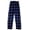 Blue Buffalo Plaid, variant on Boys' Plush Fleece Pajama Pants - Warm and Cozy Sleepwear (Blue Buffalo Plaid, Boys 10-12)