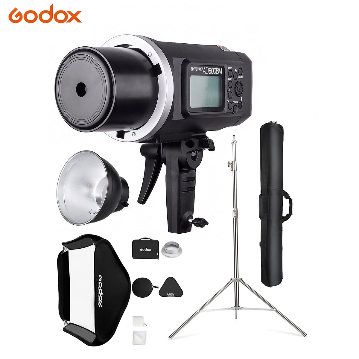 Godox AD600BM Bowens Mount GN87 1/8000 HSS Outdoor Flash 8700mAh ...