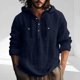 thumbnail image 1 of pstuiky Camisas casuales de manga larga para hombre, Camisa informal de manga larga con capucha y bolsillo de color liso para hombre Tops de hombre xxl, 1 of 5