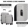 thumbnail image 4 of NiceTravel 3 Piece Hardside Luggage set, Lightweight Hard Shell Suitcase with TSA Lock Carry on and Checked Luggage, Gray, 4 of 6