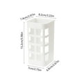 thumbnail image 3 of Hair Curler Storage Basket Hanging Basket Plastic Small Basket Bathroom Storage Rack Dormitory Miscellaneous Basket Non Perforated Storage Rack, 3 of 8