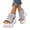 Gray, variant on Womens Orthopedic Walking Sandals 2026 Hiking Sandals with Arch Support Summer Outdoor Wedge Comfortable Walking Slip on Platform Workout Shoes Casual Beach Slide Sport Shoes Brown 41(US-8.5)
