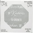 thumbnail image 7 of Pavilion Gift Company 25317 Mother's 7.75" x 7.75" Garden Stone, Light Gray, White, 7 of 7