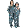 thumbnail image 4 of Footed Pajamas - Merry Gnomes Infant Hoodie Fleece One Piece - Infant - XLarge (Fits 12-18mos.), 4 of 7