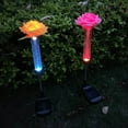 thumbnail image 6 of 4-pack Outdoor Lawn Decorative Lamps with Bubble Effect Color-Changing LED Solar Garden Lights, 6 of 8