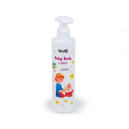 RAAM Baby Moisturizing Lotion - Lab Tested and Certified For Normal, Dry or Sensitive Skin, 100% Natural Product - 8.45 (Best Natural Baby Bath Products)