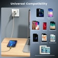 thumbnail image 5 of CshidWorld 3-pack Lightning charging cables, 6/6/10 ft, high-speed/data sync charging cables, compatible with 14/13/12/11 Pro Max/XS/XR/8/7/SE/iPad, suitable for home/office/travel, gold., 5 of 7