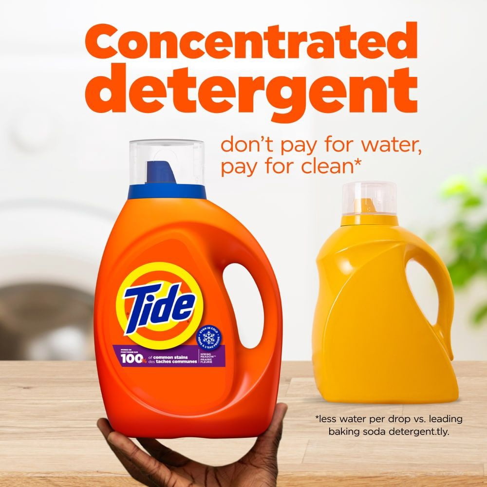 Tide Spring Meadow Liquid Laundry Detergent 132 fl oz - Pack of 3