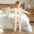 thumbnail image 6 of BZSMCE Unisex Pajama Set Snug-Fit Cotton Sleepwear Pomeranian Party Printed, 6 of 7
