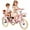 Pink, variant on DEYGIA Kids Bike, 16 Inch Kids Tricycle Girls Bike 4-9 Years Old, Dual Handbrake Boys Bike with 2 Seats, 3 Storage Baskets