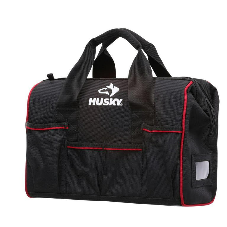 Husky 14 in. 15 Pocket Open Top Supply Tool Bag HD60014-TH - The