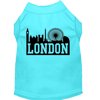 Pet Dog Cat Shirt Screen Printed, "London Skyline"