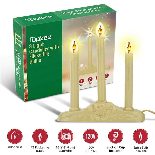 Tupkee Christmas Candolier Window Candles â with ...