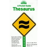 A Pocket Guide Thesaurus (Pocket Guide Series) [Paperback - Used]