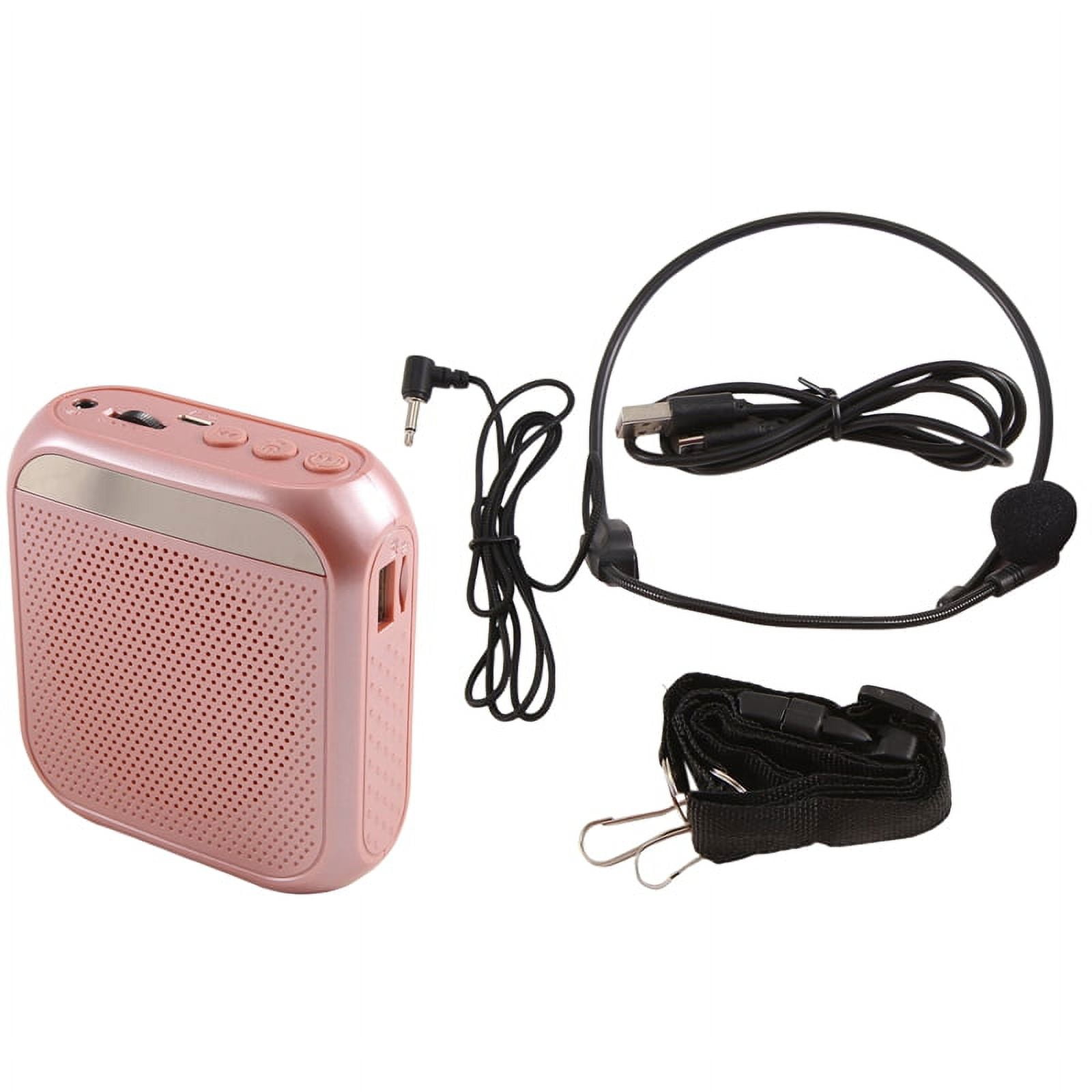 Amplificateur De Voix Portable Rechargeable 2200mAh Avec Micro Sans Fil - Haut-Parleur Mégaphone Pour Professeurs, Guides, Coachs