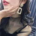 thumbnail image 7 of Kiplyki Wholesale Ladies Fashion Hollow Geometric Trapezoidal Alloy Earrings Earrings, 7 of 7