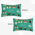 thumbnail image 4 of Bixox Cute Sushi Printed Pillow Protector,Super Soft Ideal for Home,Guests,Rentals - 16"x24", 4 of 8