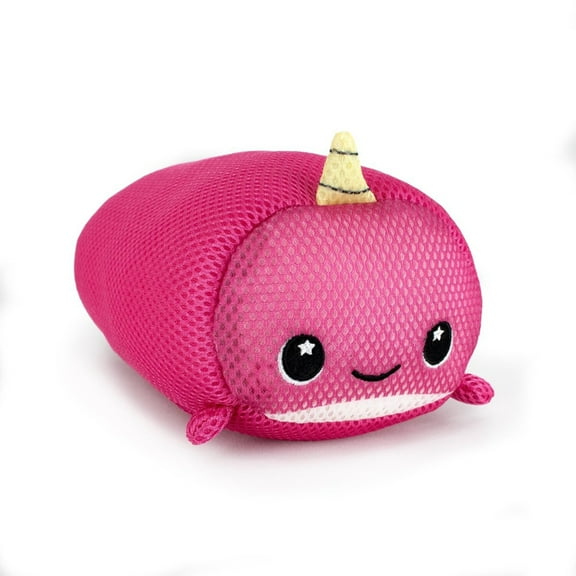 Moosh-Moosh Bubblegum the Narwhal Aqua Water Floating Plush Pool Toy
