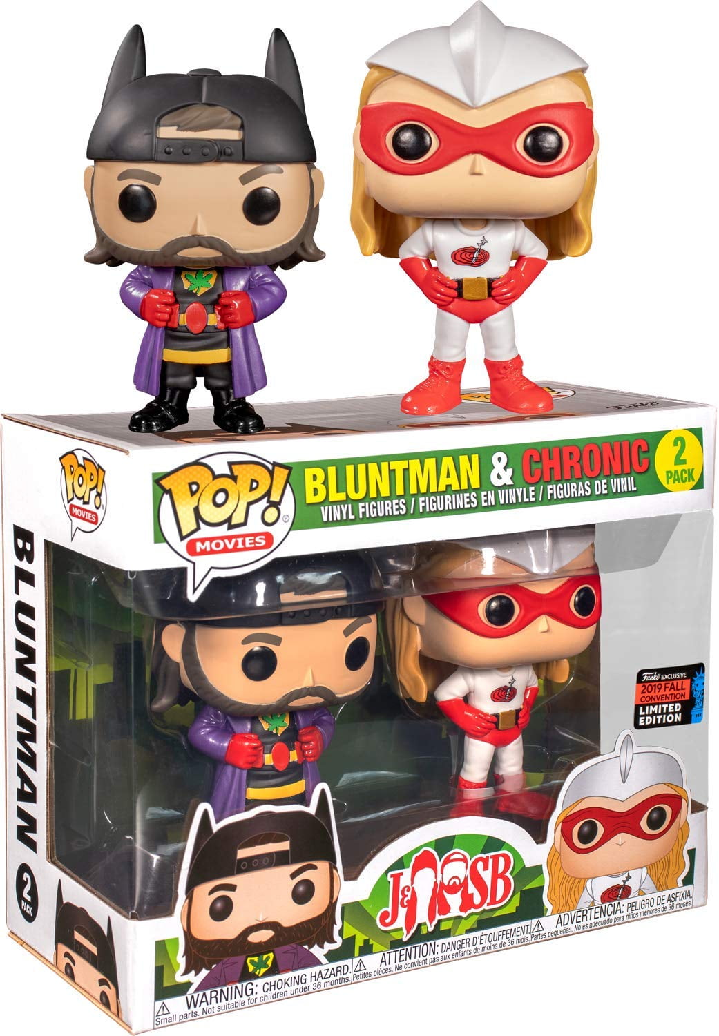 Funko Pop! Movies: Jay and Silent Bob - Bluntman and Chronic Funko Pop! Movies: Jay and Silent Bob - Bluntman and Chronic