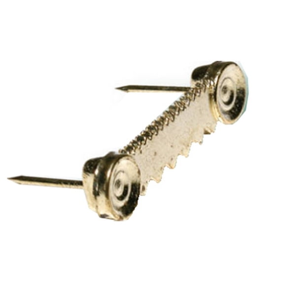 HILLMAN FASTENERS Push In Picture Leveler, Brass, Large, 2-Pk. 121135