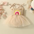 thumbnail image 2 of Preemie Newborn Infant Baby Girls Clothes Ribbed Bodysuit&nbsp; for 18-24 Months Newborn Infant Baby Girl Summer Romper Dress Sleeveless Strap Mesh Tutu Skirt Backless Bodysuit, 2 of 9