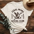 thumbnail image 6 of Feral Moms Social Club Goose T-Shirt, Funny White and Natural Tee for Loud and Proud Moms, 6 of 8
