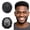 #1 JET BLACK-8MM CURLY WAVE, variant on LYRICAL HAIR Toupee for Men All Poly Human Hair Replacement System African American Mens Toupee Hairpieces for Man Curly Hair Prosthesis for Man #1 JET BLACK 8MM CURLY WAVE