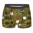 thumbnail image 4 of Goofa Gnomes Playing in the Garden Printed Men's Boxer Briefs Underwear, Moisture-Wicking Underwear, Trunk,Soft and Breathable Cotton Underwear-Medium, 4 of 9