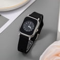 thumbnail image 4 of Resicozy Watches for Women Fashion Simple Quartz Wrist Watches with Silicone Strap for Sports Casual Round/Square Dial Watches Black, 4 of 4