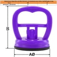 thumbnail image 4 of Mini Ventosa para Desabollar VentDepot MXFXM-004 4 Piezas Morado FullCarZone MXFXM-004, 4 of 6