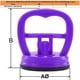 thumbnail image 4 of Mini Ventosa para Desabollar VentDepot MXFXM-004 4 Piezas Morado FullCarZone MXFXM-004, 4 of 6