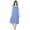 French Blue, variant on Women's Plus Size Body Baseball Sleepshirt