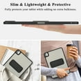 thumbnail image 6 of Case for iPad Pro 12.9" 2022/2018/2020/2021, with Built-in Kickstand Shockproof Rugged Skin-Feel Cover, Slim Military Grade Drop Protection Cover for iPad Pro 12.9" 2022/2018/2020/2021, Black, 6 of 7