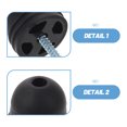 thumbnail image 3 of unbranded 4Ud Topes De Goma Negros Para Puertas De Autos Con Instalación Sin Herramientas Y Durabilidad, 3 of 7