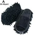 thumbnail image 5 of Generic 1 Pair Washable Microfiber Dust Mop Slippers for Women, Black, Size 35-44, Home Cleaning, Practical, Unisex Adult, 5 of 9