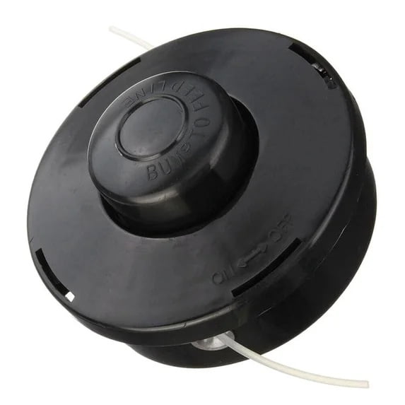 Universal fit Trimmer Head Bump Feed Weed Eater for Brush Cutter Grass Trimmer Petrol Straight Shaft Strimmer M10 x 1.25 mm(Black)
