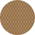 thumbnail image 1 of Ahgly Company Machine Washable Indoor Round Transitional Chestnut Red Area Rugs, 6' Round, 1 of 7