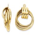 thumbnail image 1 of 14k Polished Fancy Earring Jackets T760, 1 of 2
