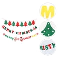 thumbnail image 4 of 3 unids Navidad Banners decorativos banners creativos banners de telón de fondo banderas de cadena, 4 of 5