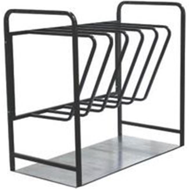 WERNER 37 Ladder Rack, 7 Ladders Storage, Metal, Black