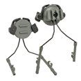 thumbnail image 1 of Adaptador de riel para casco Soporte para asiento de cabeza, 1 par Juego de adaptadores de riel para auriculares tácticos para actividades al aire lib - Verde SM SunniMix Soporte táctico para auriculares, 1 of 8